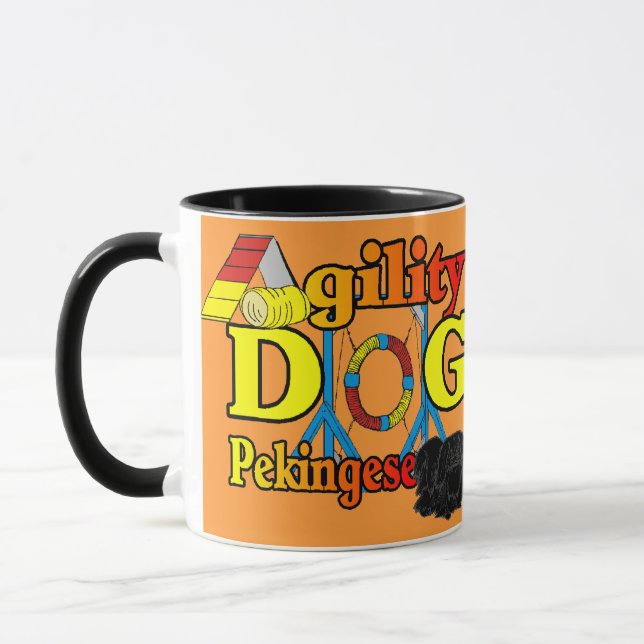 Caneca Presentes de Pekingese_Agilidade (Esquerda)