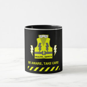 Caneca Presentes De Saúde E Segurança Para Os Trabalhador