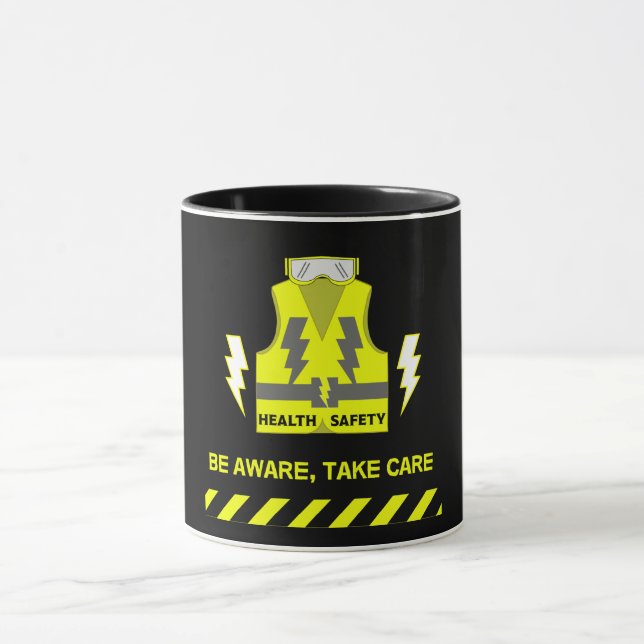 Caneca Presentes De Saúde E Segurança Para Os Trabalhador (Centro)