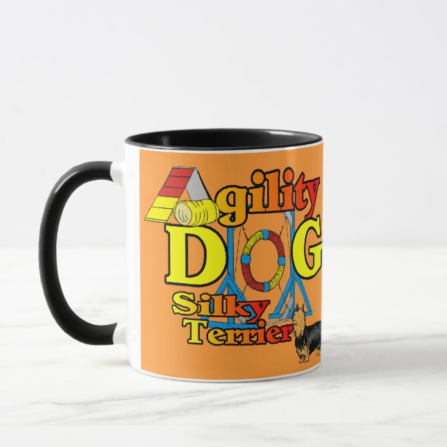 Caneca Presentes de Sensível_Terrier_Agilidade (Esquerda)