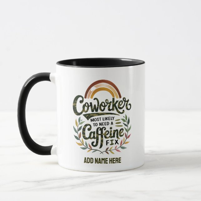 Caneca Presentes Divertidos para Colegas de Trabalho Mais (Esquerda)