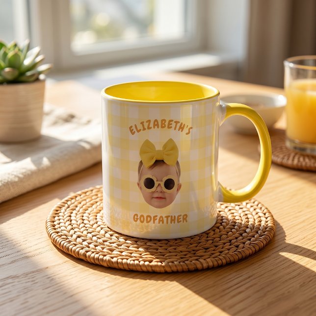 Caneca Presentes do Dia dos Pais para o Pai Amarelo (Criador carregado)