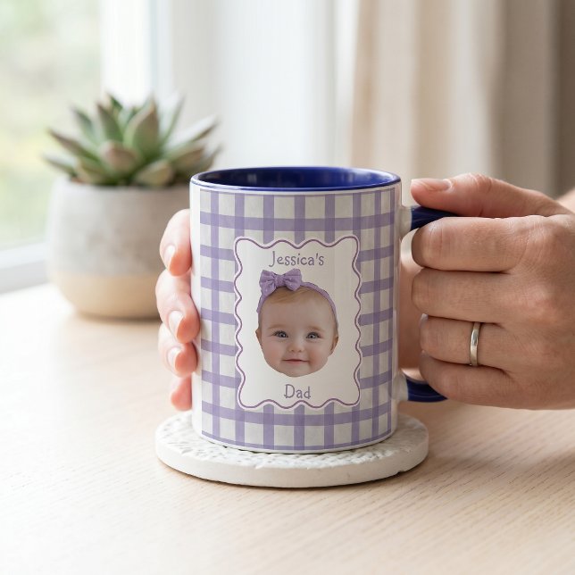 Caneca Presentes do Dia dos Pais para o Pai Roxo (Criador carregado)