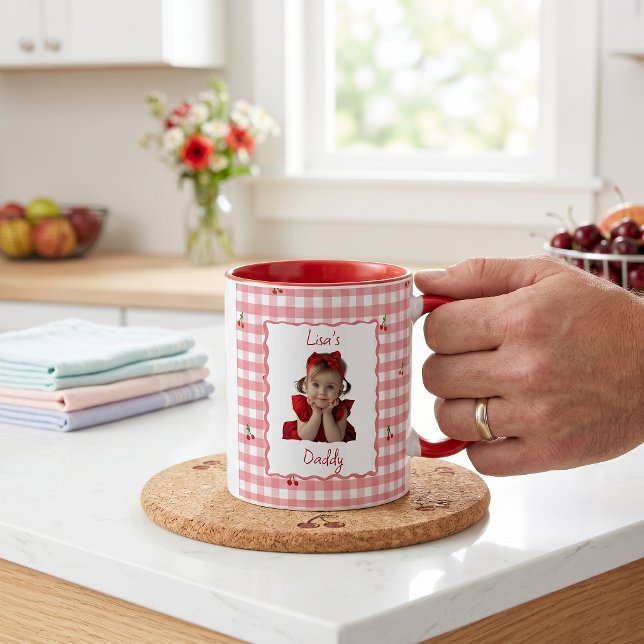 Caneca Presentes do Dia dos Pais para o Papai Cereja (Criador carregado)