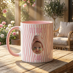 Caneca Presentes do Dia dos Pais para o Papai Listras Ros