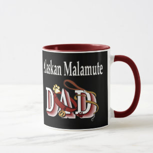 Caneca Presentes do Pai Malamute no Alasca