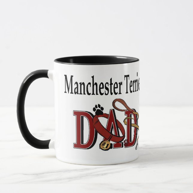Caneca Presentes do Pai Manchester Terrier (Esquerda)