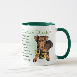 Caneca Presentes do Pinscher diminuto