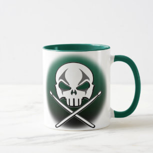 Caneca Presentes dos copos do baterista do metal pesado