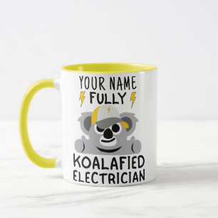 Caneca presentes eletrônicos engraçados - Kwala pun Elect