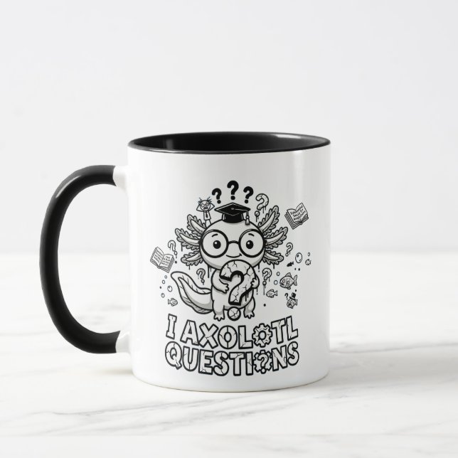 Caneca Presentes engraçados de café existencial "Eu faço  (Esquerda)