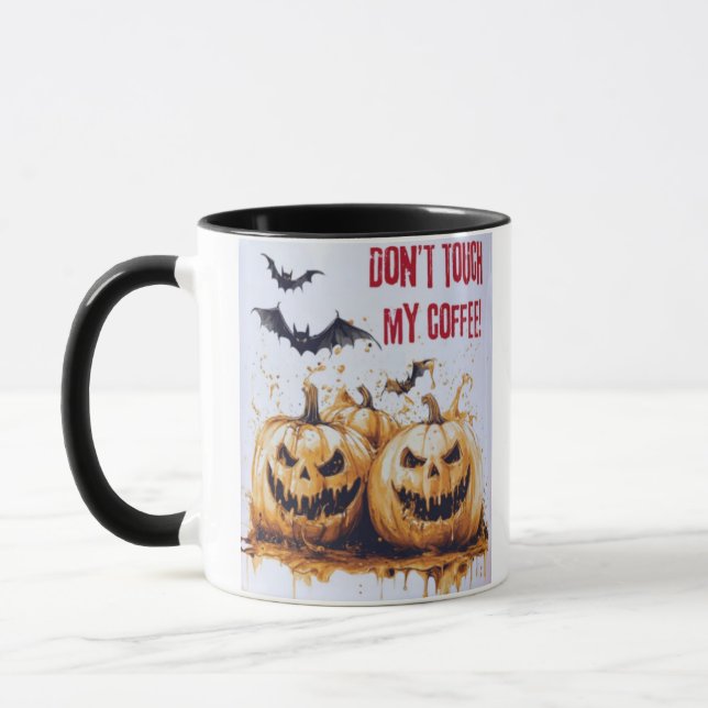Caneca Presentes Engraçados De Halloween (Esquerda)