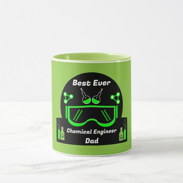 Caneca Presentes Engraçados para Engenheiro Químico (Centro)