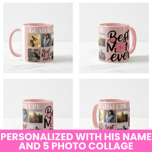 Caneca Presentes para o Dia das Mães Colagem de Fotos