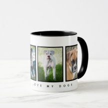 Presentes personalizados do cão - ame meus cães