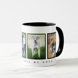 Caneca Presentes personalizados do cão - ame meus cães