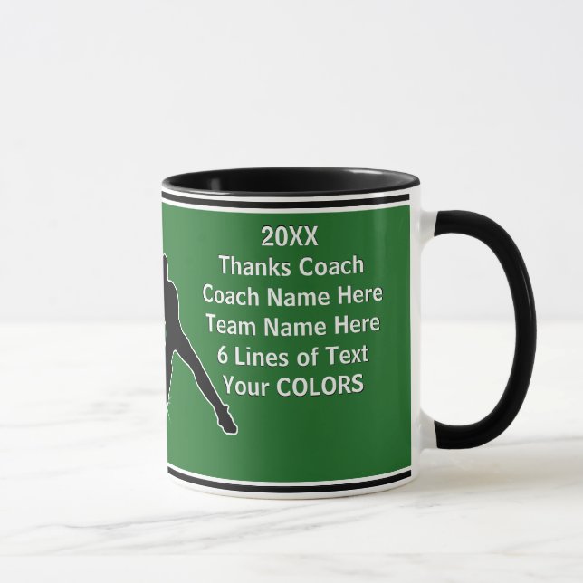 Caneca Presentes personalizados do treinador da luta, (Direita)