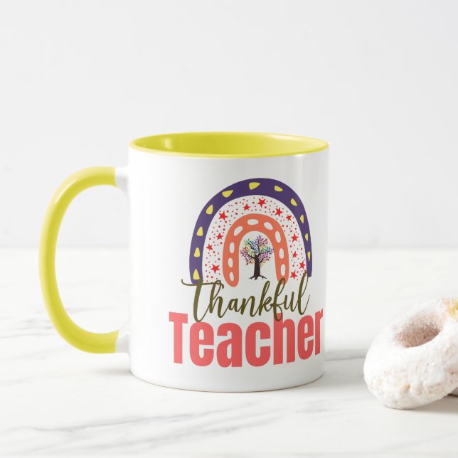 Caneca Presentes personalizados exclusivos para o profess (Com Donut)