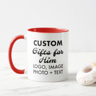 Caneca Presentes personalizados para ele Red Combo Mug 11