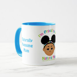 Caneca Presentes #Proud2BNaturalMe para #Mãe