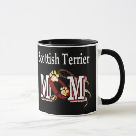 Caneca Presentes Terrier MOM escoceses