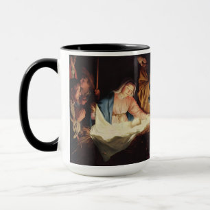 Caneca Presépio de Arte Fina Presente de Natal para Padre