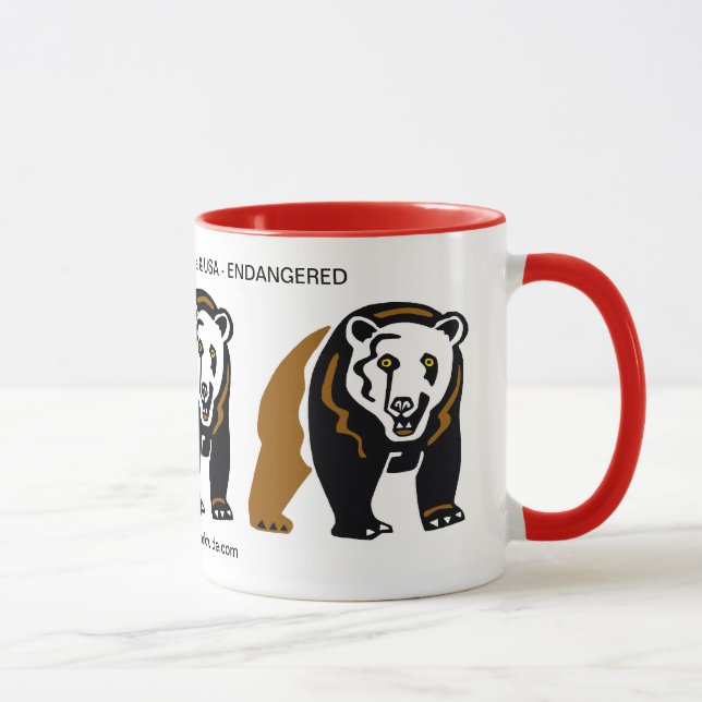 Caneca Preservação legal e RIZOÁVEL da URGÊNCIA - Ecologi (Direita)