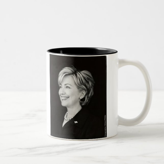 Caneca presidencial do retrato de Hillary (Direita)