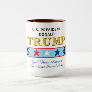 Caneca Presidente Donald Trump 45 e 47