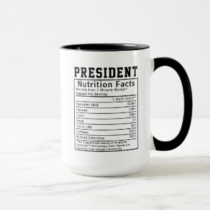 Caneca Presidente Engraçado Nutrição Fala Funcionarios do