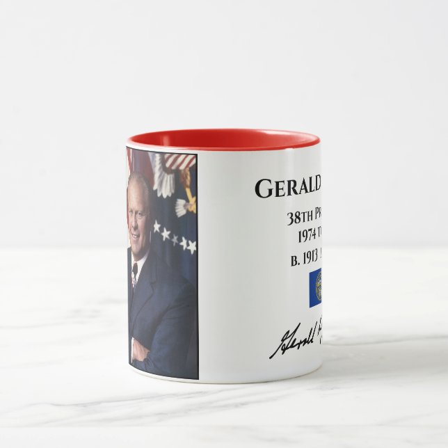 Caneca Presidente Gerald Ford Comemorativo Mug (Centro)