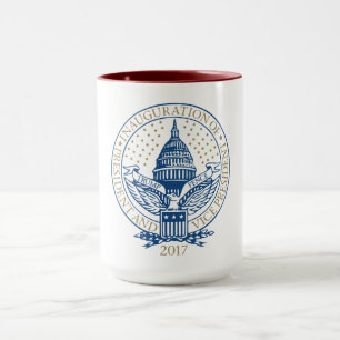 Caneca Presidente Inaugural Logotipo Inauguração das