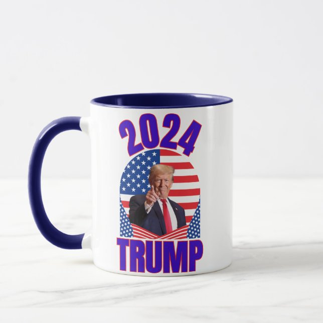 Caneca Presidente TRUMP 2024 EUA (Esquerda)