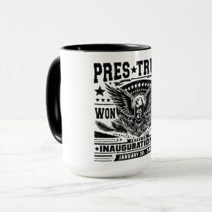 Caneca Presidente Trump Won 2024