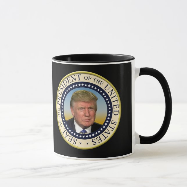 Caneca Presidente Trunfo Foto Presidencial Selo (Direita)