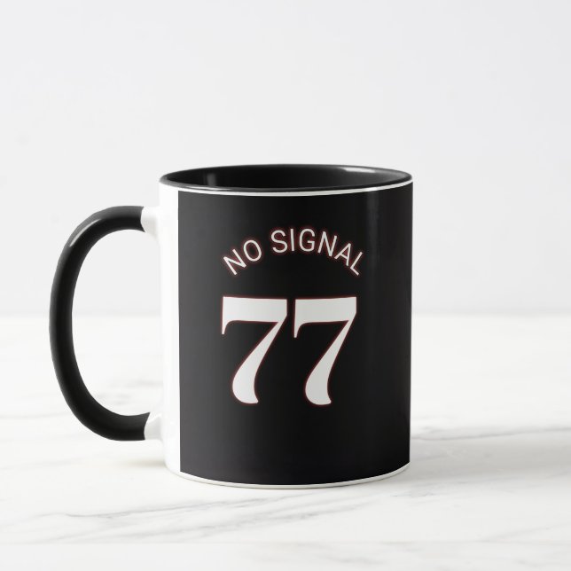 Caneca Preta 77 Sem Sinal (Esquerda)