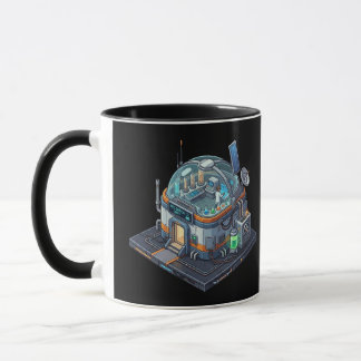 Caneca Preta Combo Laboratório de Pesquisa de Ficç