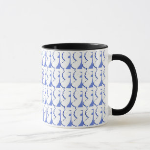 Caneca preta da campainha de New-jersey