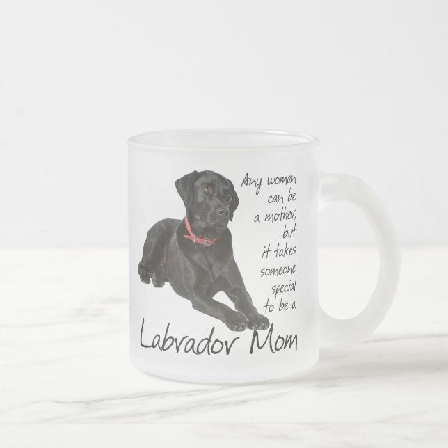 Caneca preta da mamã do laboratório (Direita)