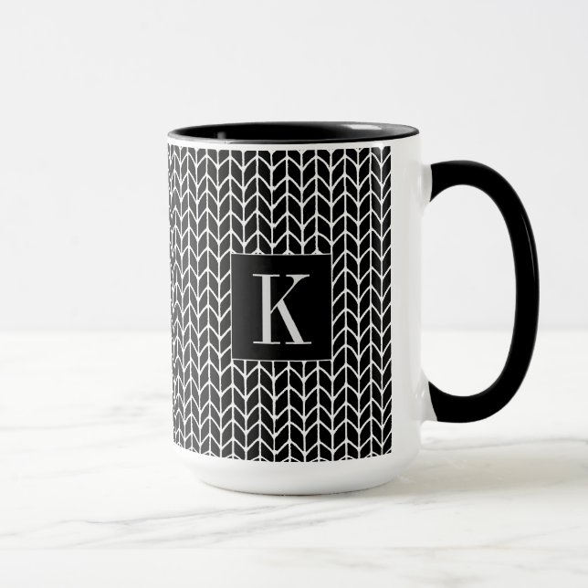 CANECA PRETA DE COMBINAÇÃO Alta Preta + Inicial II (Direita)