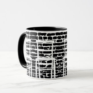 Caneca preta do tijolo