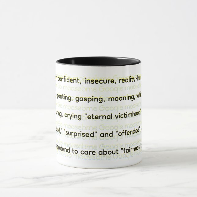 Caneca Pretend to care about "fairness" and "equality!"  (Centro)