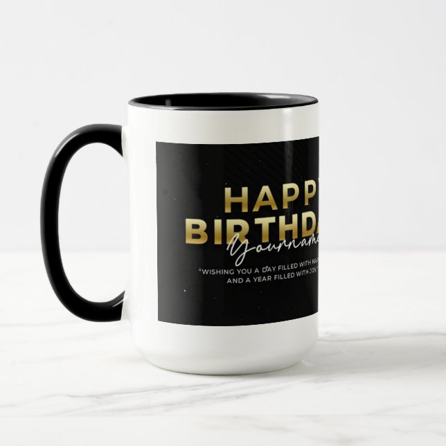 Caneca preto e branco (Esquerda)