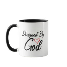 Preto e branco desenhado por Deus Mug