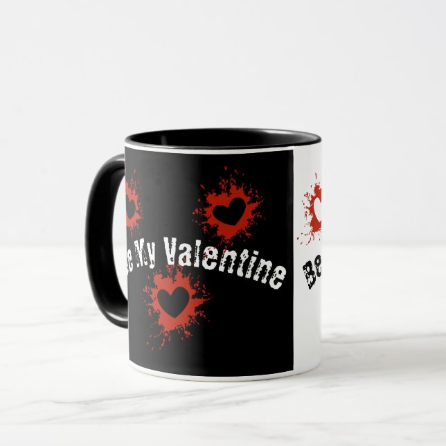 Caneca Preto e Branco Seja Meu Namorado (Frente Esquerda)