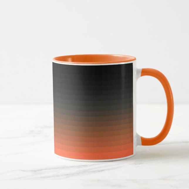 Caneca Preto e laranja (Direita)
