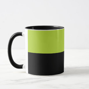 Caneca Preto e Neon Verde