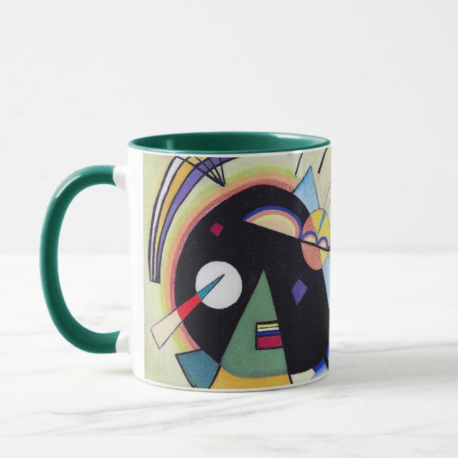Caneca Preto e Violeta - Kandinsky (Esquerda)