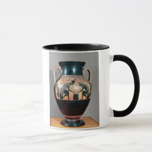 Caneca Preto-figura amphora que descreve Ajax e Achilles,