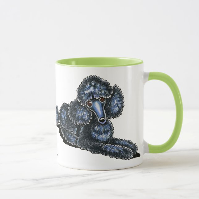 Caneca Preto Mini Poodle Lay Bonito (Direita)